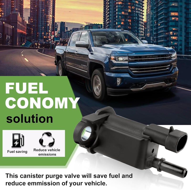 Mormonea 214-1105 911-030 Evap Vapor Canister Purge Valve Solenoid Compatible With 2004 2005 2006 2007 2008 2009 Silverado 1500 2500 3500 Tahoe Sierra Escalade Yukon Avalanche - Image 3